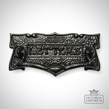 Traditional Cast Door Furniture Letter Plate Letterbox Box  Old Classical Victorian Decorative Reclaimed Vet541b