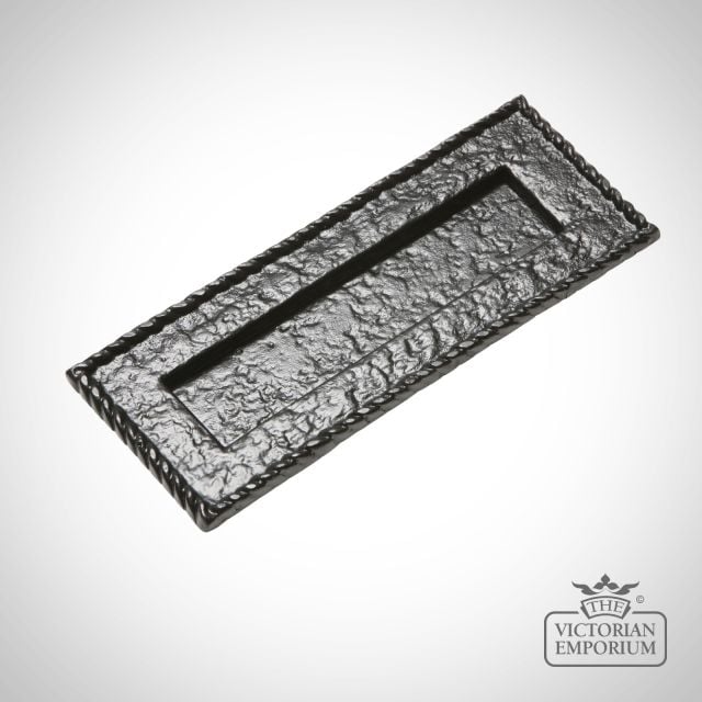 Black Iron Handcrafted Letterplate - 2 sizes