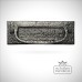 Traditional cast door furniture letter plate letterbox box- old classical victorian decorative reclaimed-ve1963
