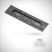 Traditional cast door furniture letter plate letterbox box- old classical victorian decorative reclaimed-vet540