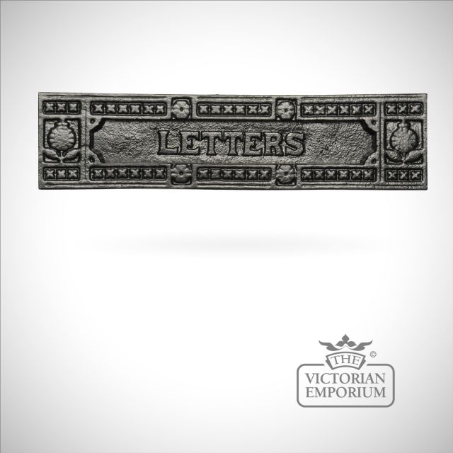 Traditional Cast Door Furniture Letter Plate Letterbox Box  Old Classical Victorian Decorative Reclaimed Vet540b