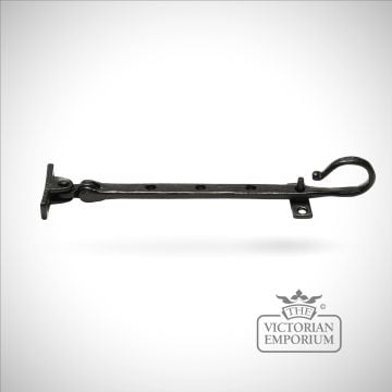 Traditional Cast Door Furniture Latches Casement Stay Black Hand Forged Old Classical Victorian Decorative Reclaimed Ve905b
