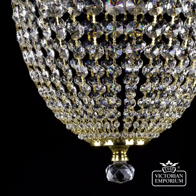 Shellie Tall Basket Chandelier Closeup  Shelley 2
