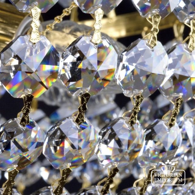 Geena Lp Small Basket Chandelier Closeup  Geena Lp