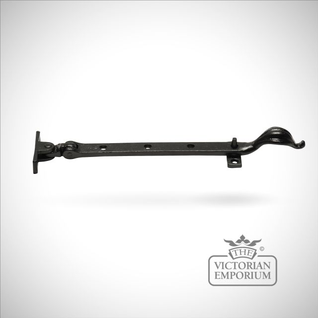 Traditional Cast Door Furniture Latches Casement Stay Black Hand Forged Old Classical Victorian Decorative Reclaimed Ve1600b