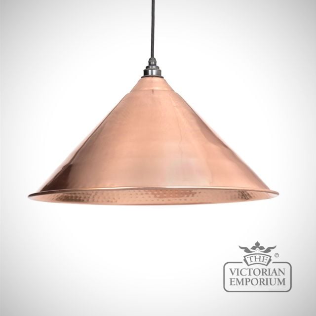 Hockliffe Pendant in Hammered Copper