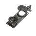 Traditional cast door furniture cylinder latch accessories old classical victorian decorative reclaimed-ve853