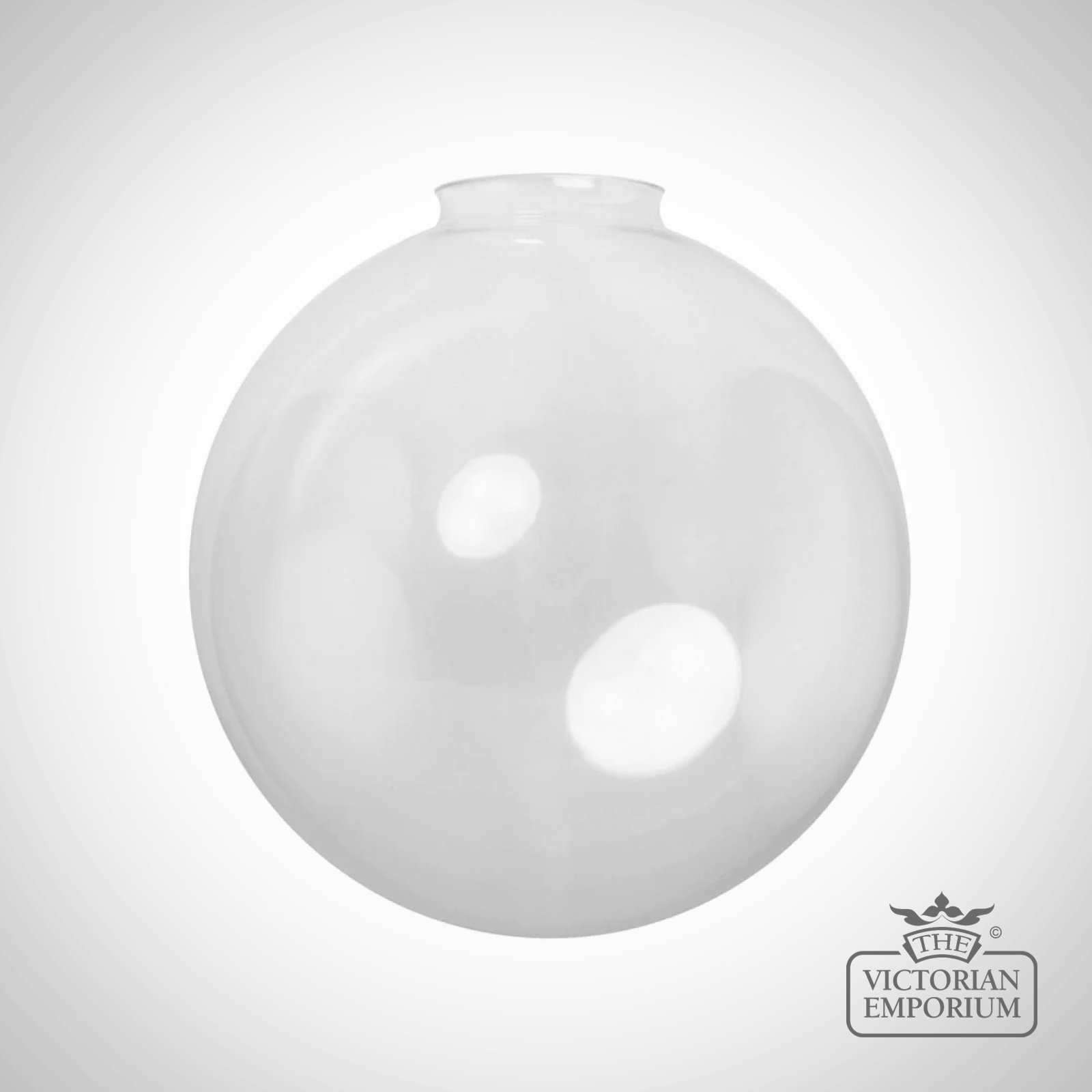 Clear Glass Spherical Shade In A Choice Of Sizes