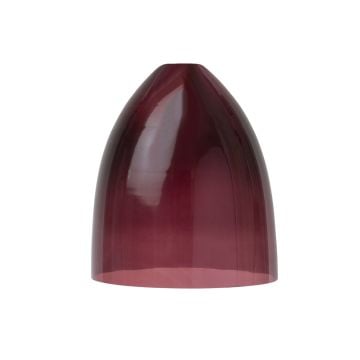 Spare Prismatic Glass Lamp Shade Dark Red Shbl195a