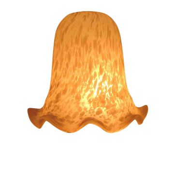 Spare Glass Lamp Shade Flame Flake Stone Shfs6
