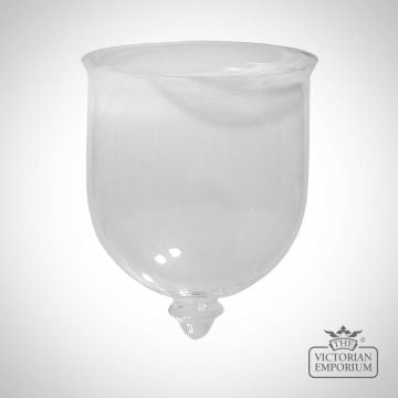 Spare Plain Glass Lamp Shade Hurricane Shlm
