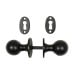 Traditional cast door furniture knobs centre knob old classical victorian decorative reclaimed-vec387