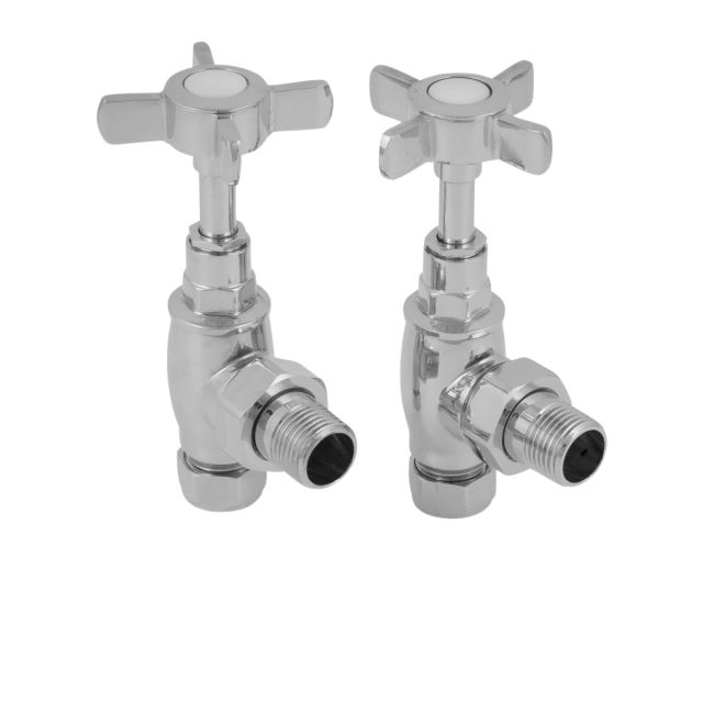 Classic heated towel rail valves The Victorian Emporium
