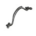 Traditional cast door furniture door handles old classical victorian decorative reclaimed-ve2170