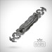 Traditional cast door furniture door handles old classical victorian decorative reclaimed-ve2173