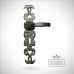 Traditional cast door furniture door handles old classical victorian decorative reclaimed-ve1564