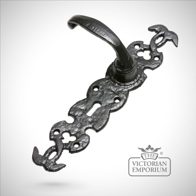 Traditional Cast Door Furniture Door Handles Old Classical Victorian Decorative Reclaimed Ve1564b