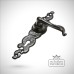 Traditional cast door furniture door handles old classical victorian decorative reclaimed-ve2491b