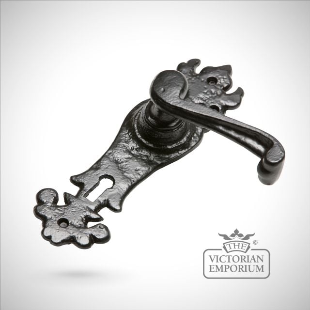 Traditional Cast Door Furniture Door Handles Old Classical Victorian Decorative Reclaimed Ve2434b