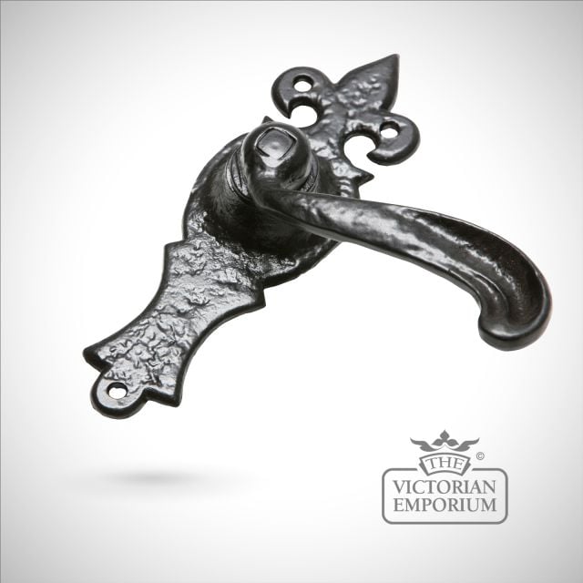 Traditional Cast Door Furniture Door Handles Old Classical Victorian Decorative Reclaimed Ve2442b