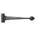 Black Iron Handcrafted Hinge Various Sizes 814