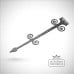 Traditional cast door furniture hinge old classical victorian decorative reclaimed-ve622