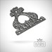 Traditional cast door furniture hinge old classical victorian decorative reclaimed-ve978