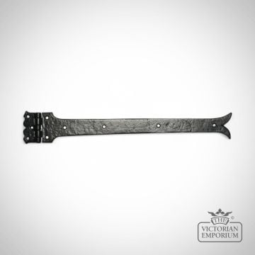 Decorative Handcrafted Black Iron Door Hinges