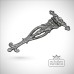 Traditional Cast Door Furniture Hinge Old Classical Victorian Decorative Reclaimed Ve1517