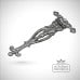 Traditional cast door furniture hinge old classical victorian decorative reclaimed-ve1517