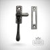Traditional Cast Door Furniture Latches Casement Fasteners Black Hand Forged Old Classical Victorian Decorative Reclaimed Ve1193b
