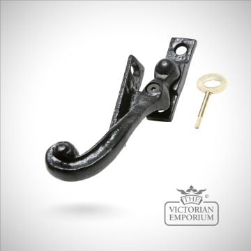 Black iron lockable fastener - Style 3