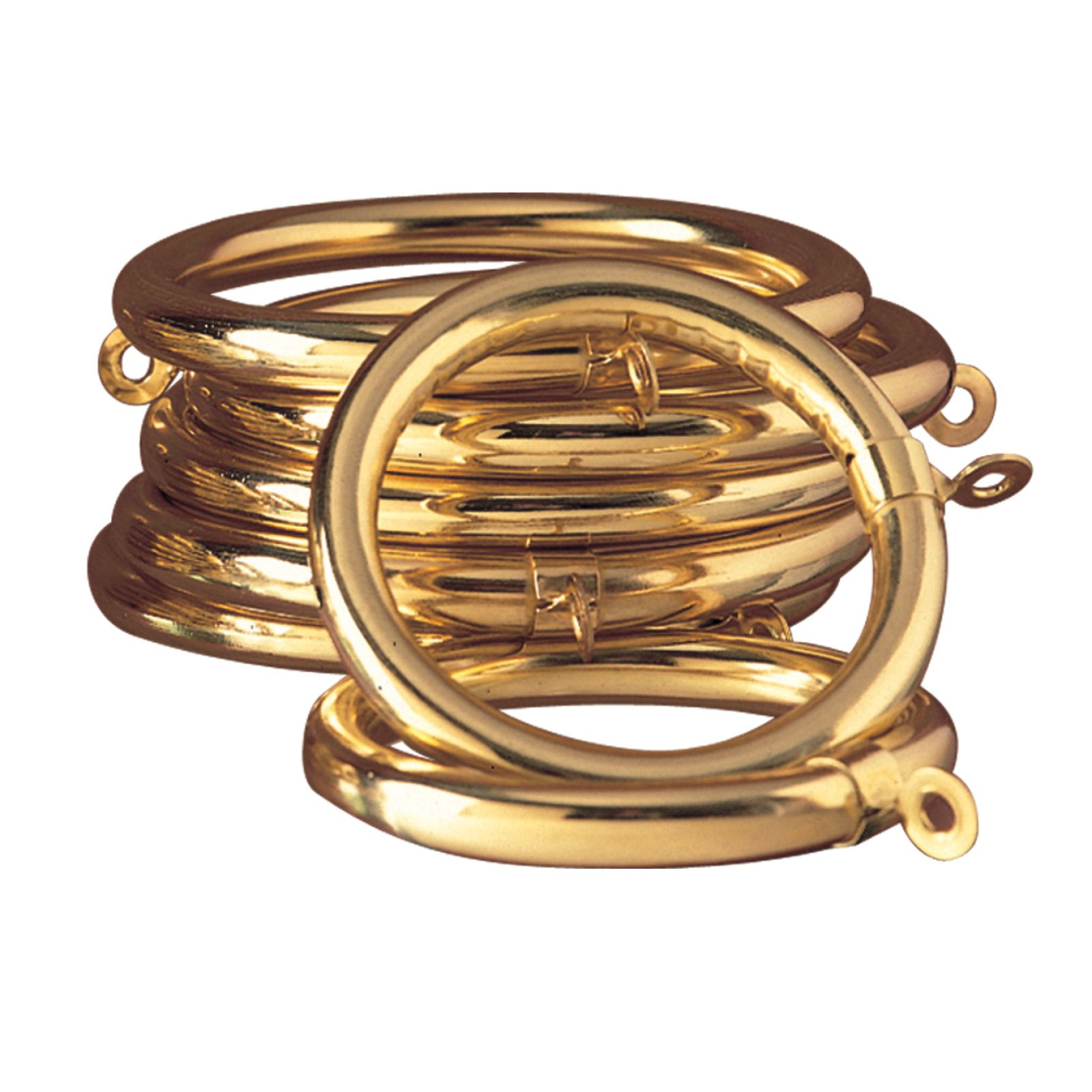 Brass Curtain Rings Various Sizes and Finishes