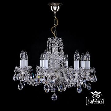 Medium Chandelier With Crystal Chains