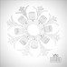 Plaster ceiling rose-centre-decorative-original-cr52