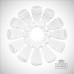 Plaster ceiling rose-centre-decorative-original-cr49