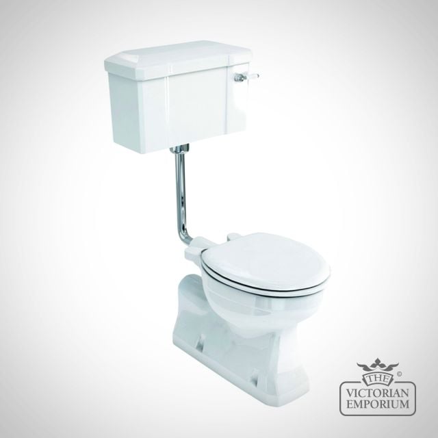 Low Level Wc S Trap Pan  Close Coupled Ceramic Lever Standard 51cm C1 T31 Chr P19