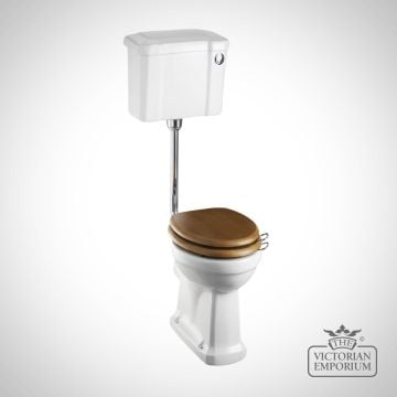 Low Level Wc With Slimline Push Button Cistern And Low Level Flush Pipe Kit C4 P2 T31 Chr