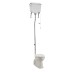 High Level Wc High Level Pan With High Level White Aluminium Cistern And High Level Flush Pipe Kit P2t59