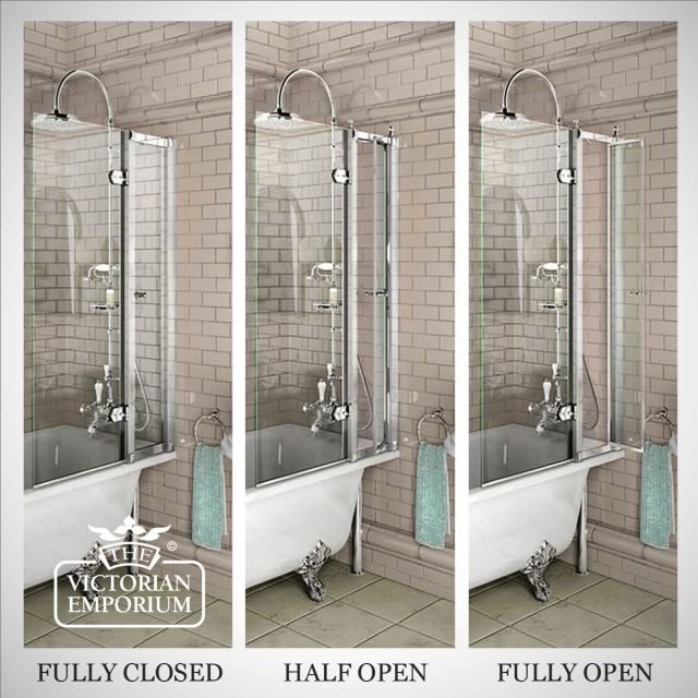 Freestanding Bath Screen Access Panel