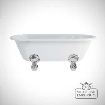 Freestanding Rolltop Bath With Luxury Legs Double Ended 170cm Bath L1c