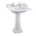 Basins And Pedestal Classic 65cm With Invisible Overflow And Standard B14