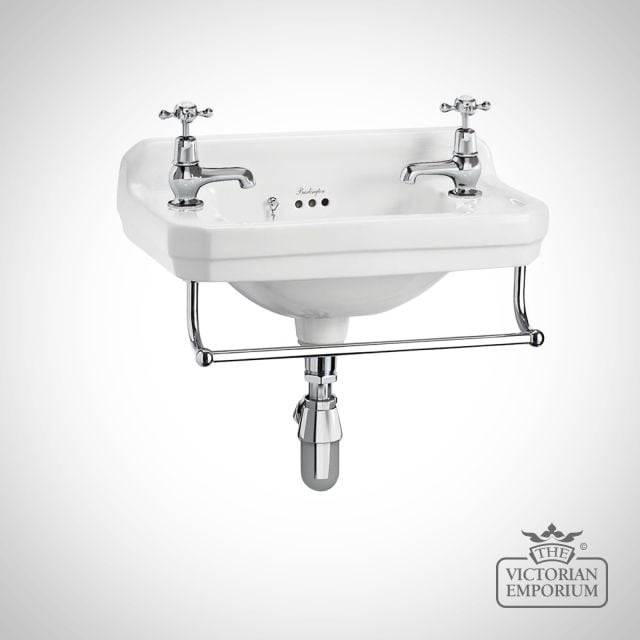 Cloakroom Basin B8 With Towel Rail