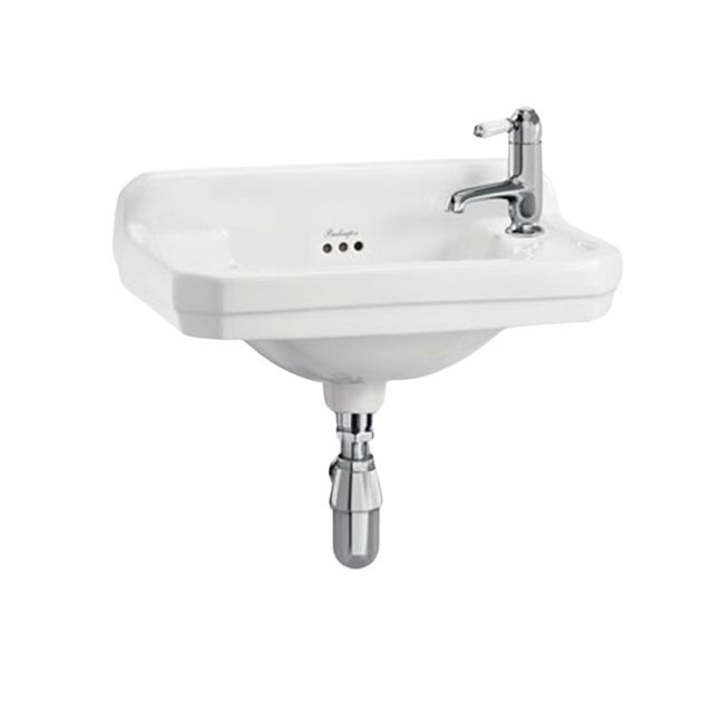 Classic Edwardian rectangular cloakroom basin