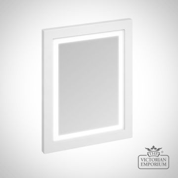 Framed 60cm Mirror With Led Illumination White M6mw