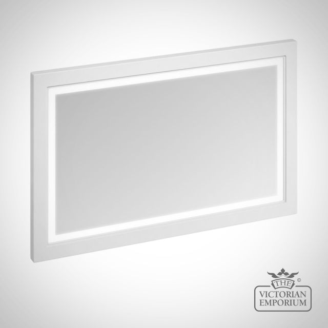 Framed 90cm Mirror With Led Illumination White M12mw