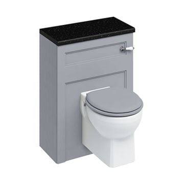 60 Wall Hung Wc Unit Including The Cistern Tank Lever Flush  Classic Grey W60g W33a P10