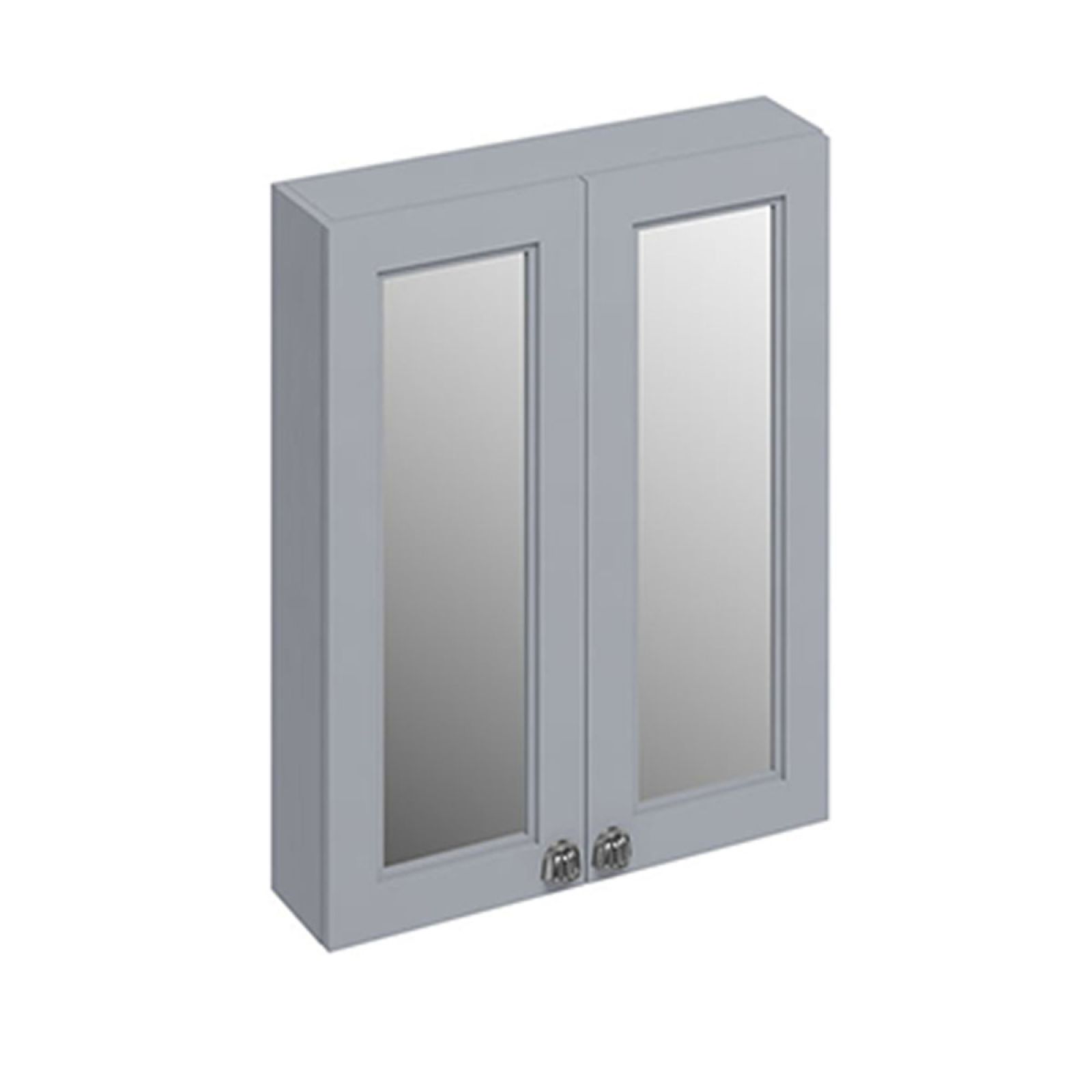 60cm wide double door wall mirror unit in a choice of colours