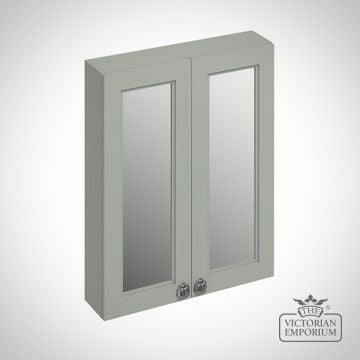 Double Door Mirror Wall Unit Fitted Bathroom Cloakyroom Furniture F6mo