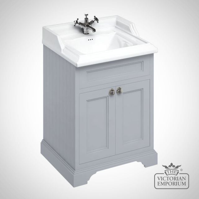 Freestanding Vanity Unit With Doors Grey Ff8g B15 1th